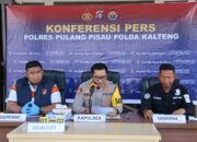 Polres Pulang Pisau Gelar Konferensi Pers Tindak Pidana Karhutla Desa Bawan