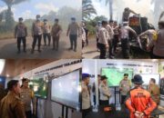 Kapolda Kalteng Tinjau Penanganan Karhutla di Sampit