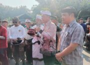 Wabup Kapuas Hadiri Ngaben Massal di Basarang