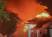 Kantor Biro Kesra Pemprov Kalteng Terbakar Hebat