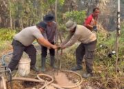Antisipasi Kendala Air, Empat Titik Karhutla di Pahandut Dibuat Sumur Bor