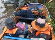 Sungai Sekonyer di Kawasan TNTP Keruh