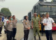 Bupati dan Kapolres Gumas Bahas Penanggulangan Karhutla, Sarpras Polres Turut Dicek