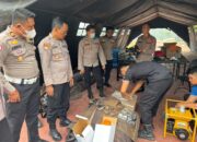 Perkuat Kesiapsiagaan Karhutla, Polres Gunung Mas Cek Perlengkapan Dukungan dari Polda Kalteng