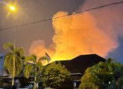 Breaking News: Kebakaran Hebat Terjadi di Belakang Kantor BRI Jalan G Obos