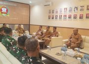 Bupati Kotim Temui Danrem 102/Pjg