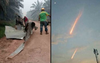 Geger! Benda Misterius Jatuh dari Langit