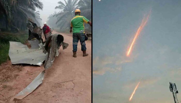 Geger! Benda Misterius Jatuh dari Langit