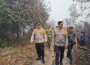 Kapolda Kalteng Tinjau Penanganan Karhutla di Katingan
