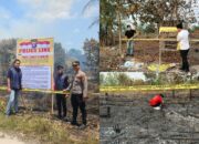 Polisi Usut Tiga Lokasi Karhutla di Kobar, Benda Diduga Pemantik Api Diamankan